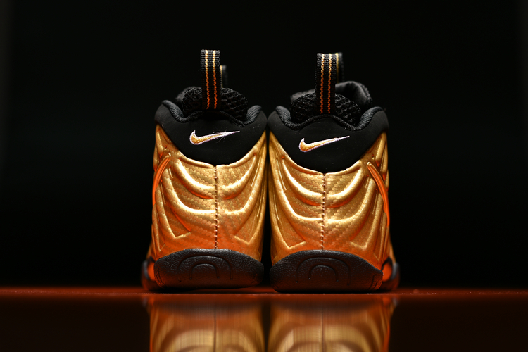 Nike Air Foamposite Pro Gold Black Shoes